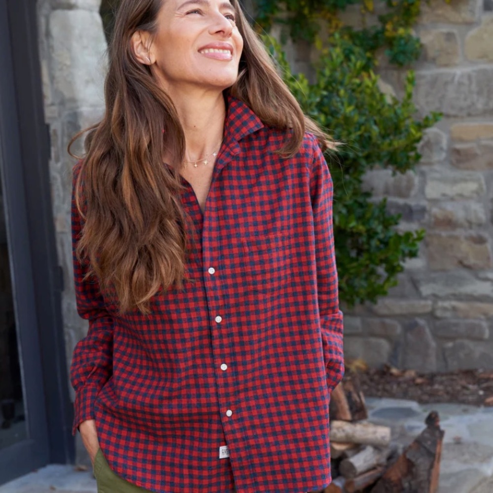 Frank & Eileen “Eileen” Shirt Plaid Button Down L Buffalo Check